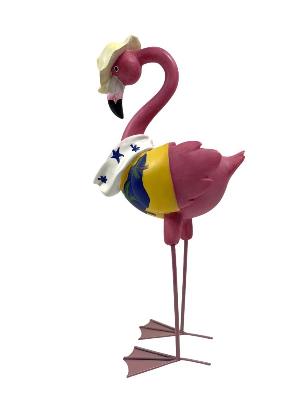 Vintage Lot Tropical Flamingo Family Set Anthropomorphic Tea Light Candle Holder - Picture 4 of 15